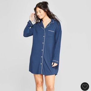 Target Stars Above Navy Nightgown Size M